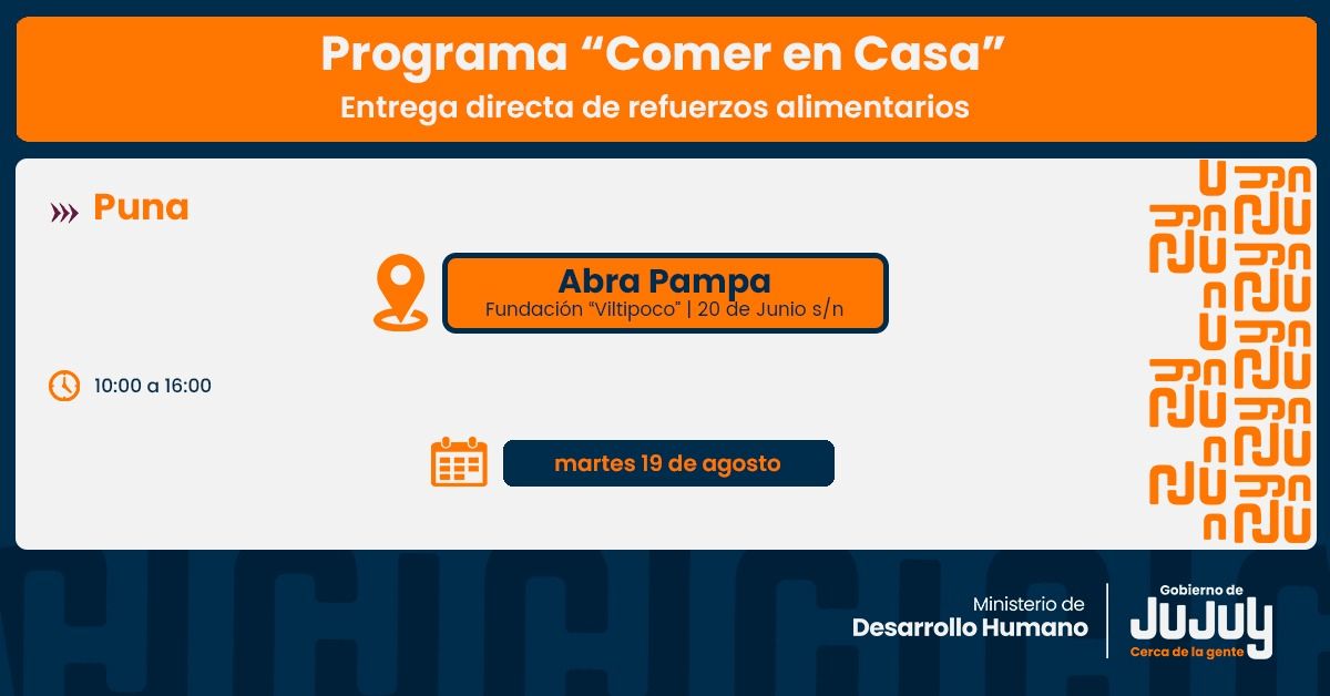 Unidades alimentarias se entregarán en la Puna Unidades alimentarias se entregarán en la Puna