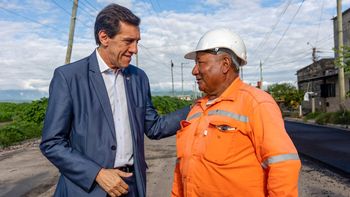 iniciaron las obras de repavimentacion del tramo bajo la vina- alto la vina de la rp 56