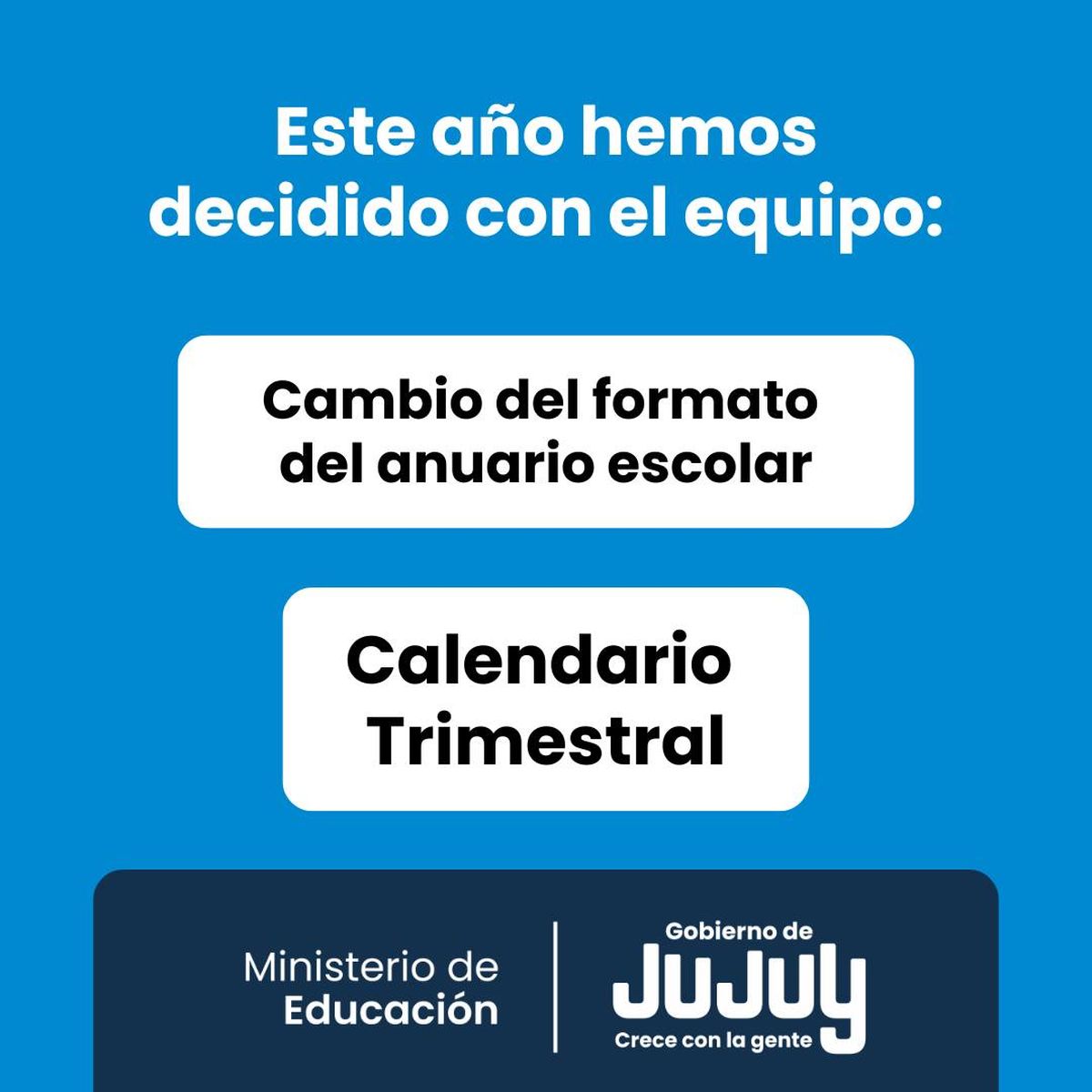 Ciclo Lectivo 2026 en Jujuy: con calendario trimestral, las clases inician el 2 de marzo