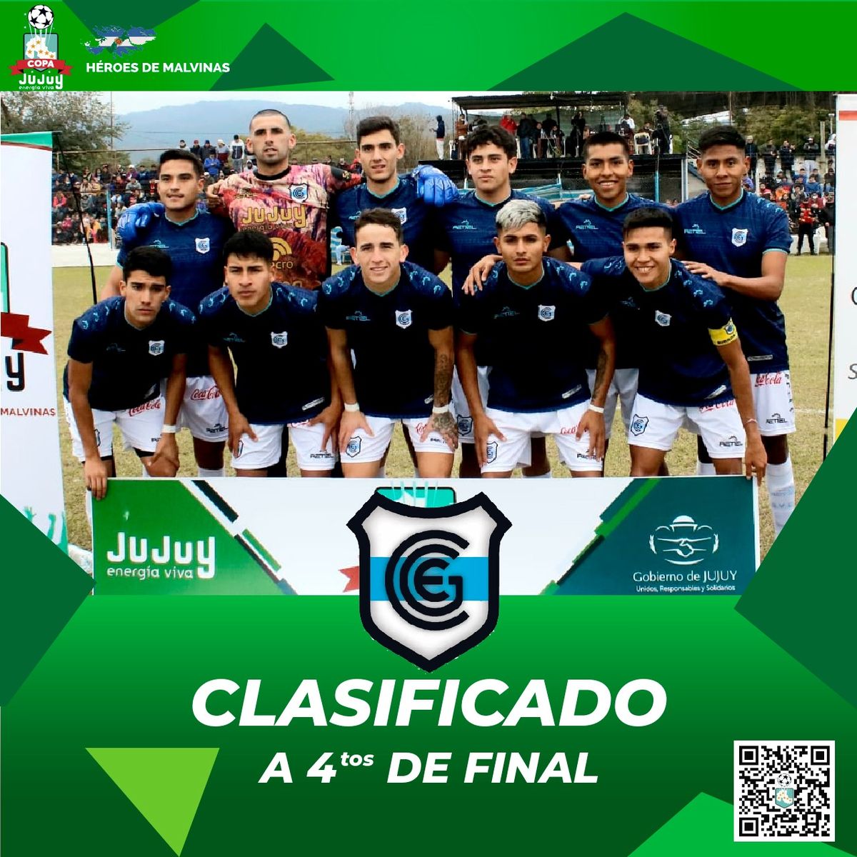 Copa Jujuy Energía Viva: Instancias de octavos de final de Fútbol Masculino