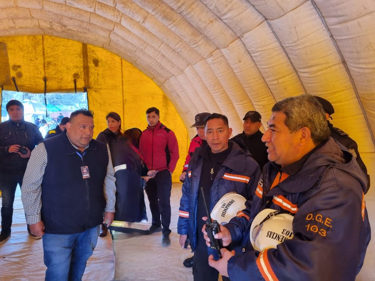 Exitoso ejercicio de evacuación en el Materno Infantil