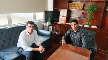 Hacienda concretó una reunión de trabajo junto al comisionado de Santa Ana