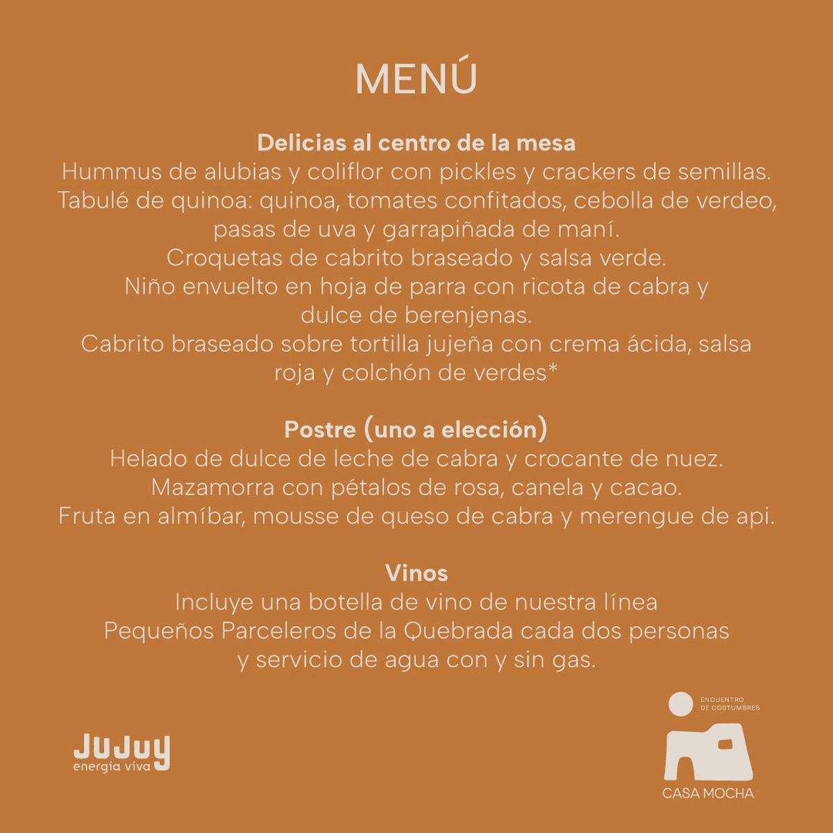 Un encuentro de culturas en Huacalera: almuerzo libanés y ceremonia de cacao