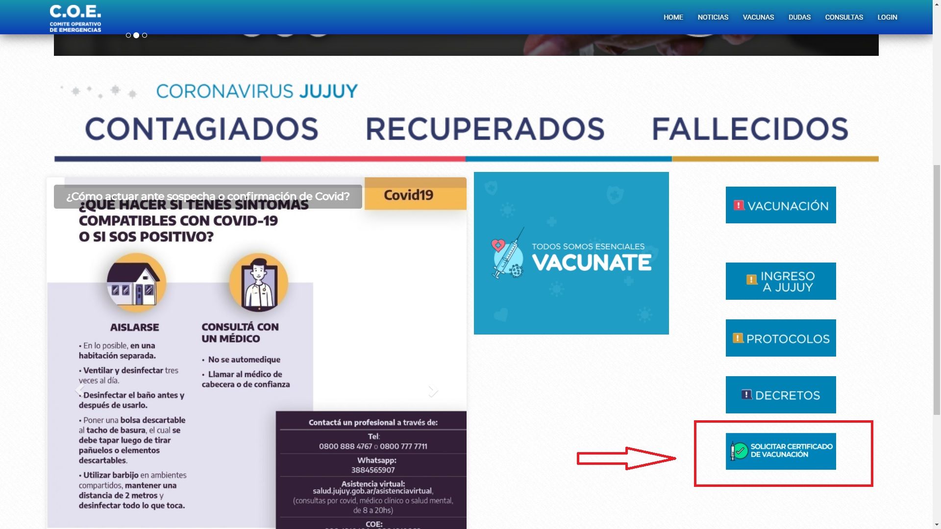 Facilitan acceso al certificado de vacunación COVID 19