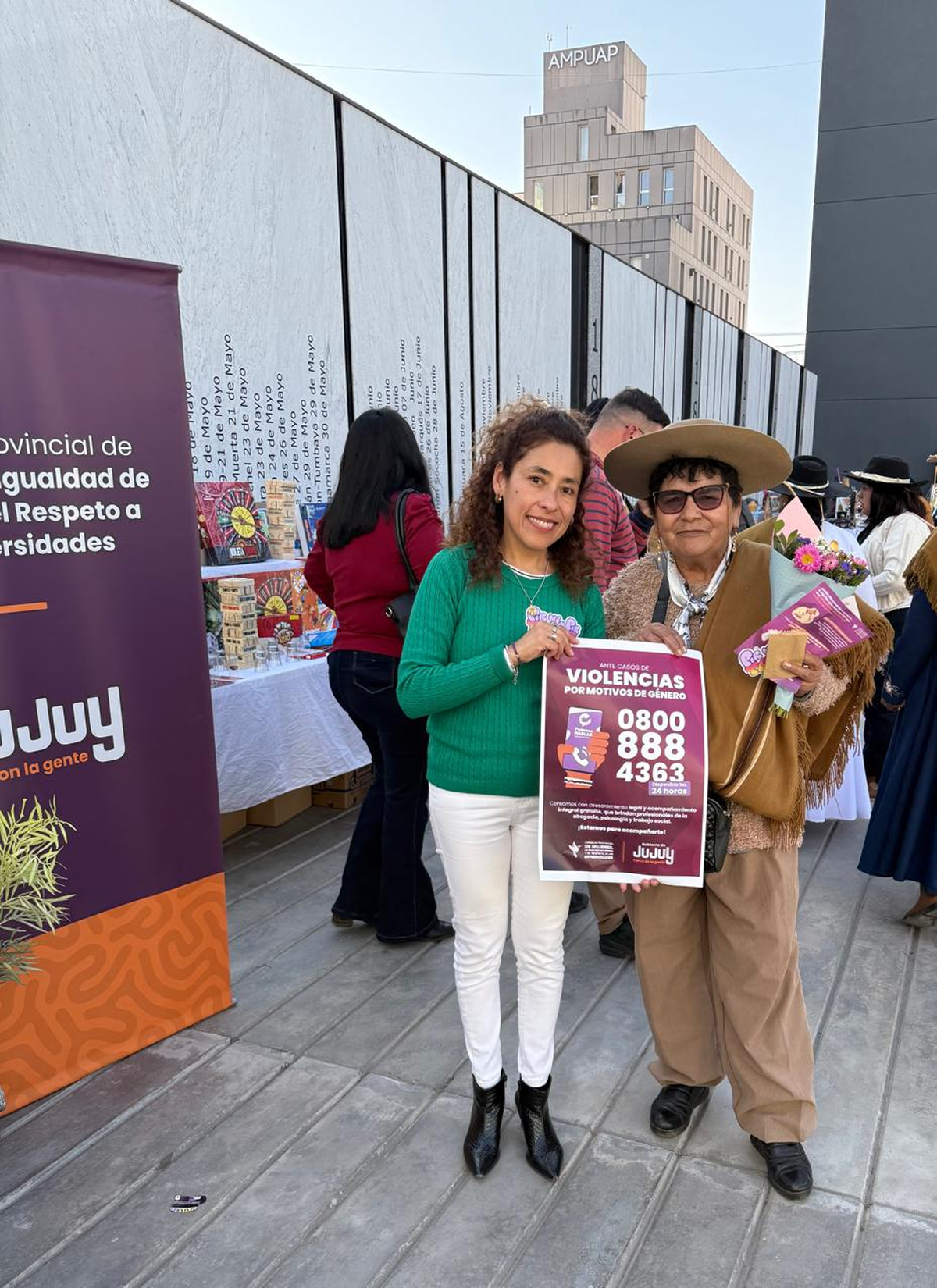 Información y prevención de la violencia de género en el Primer Encuentro de Mujeres Gauchas