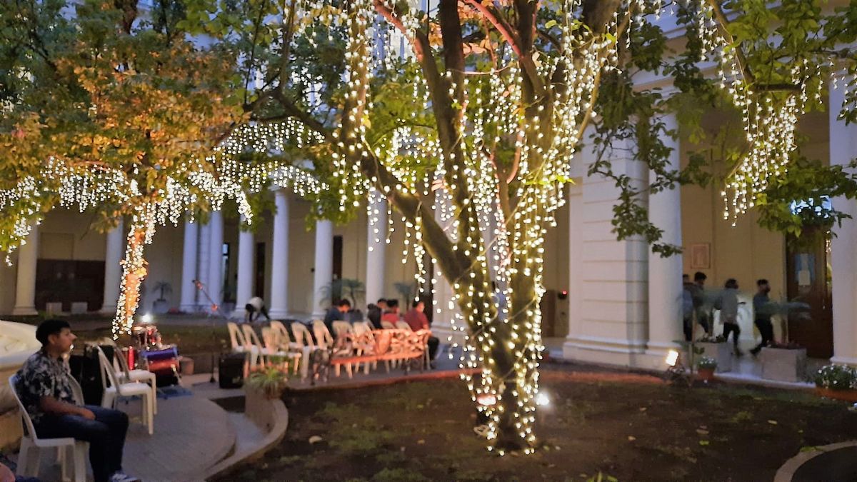 La iluminación se suma a las experiencias que ofrecerán la Plaza España y el Jardín de las Magnolias