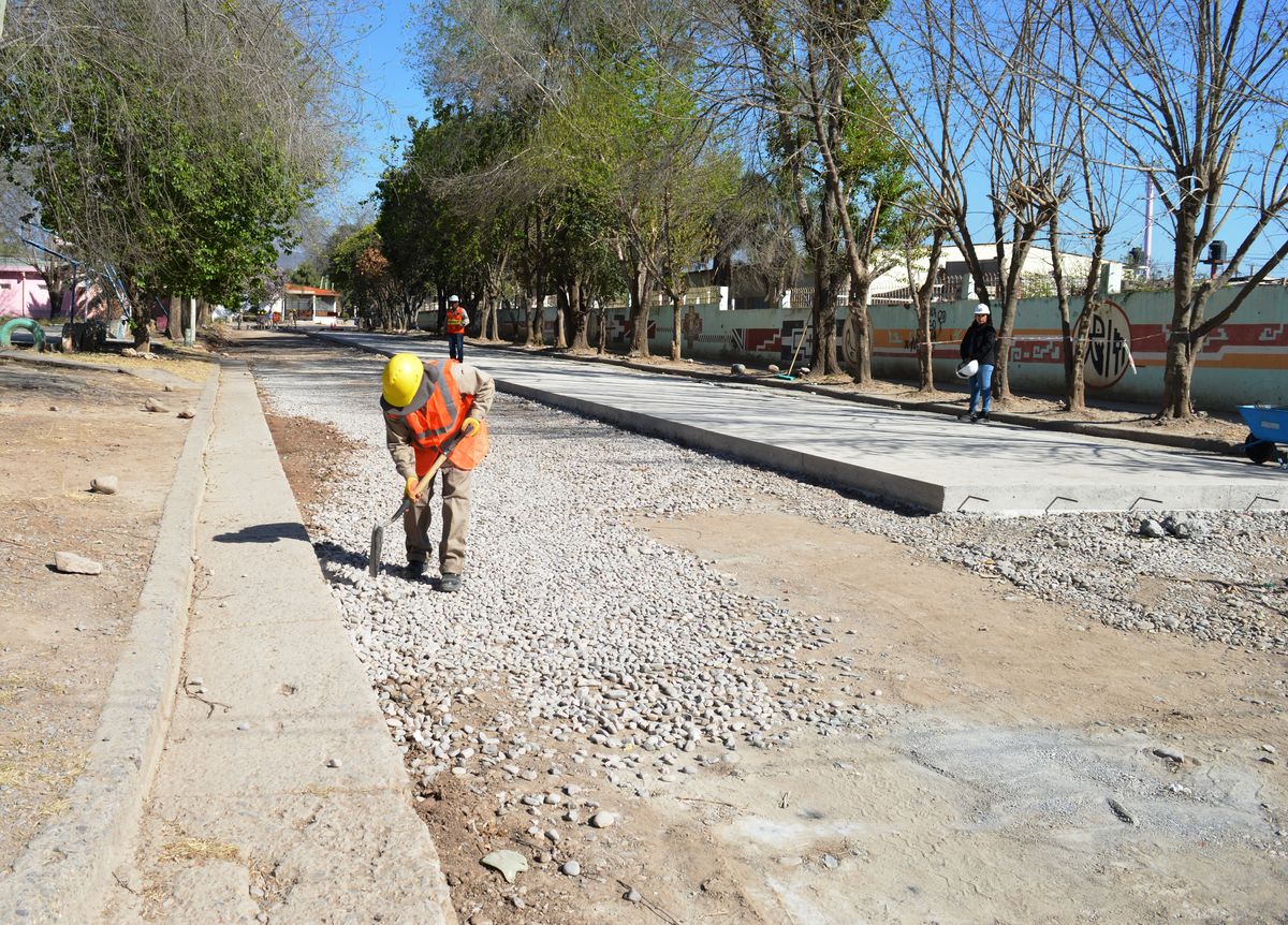 Las obras den barrio Tupac Amaru ya avanzaron fuertemente en 3 de los 9 paquetes previstos.