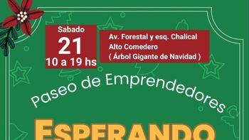 invitan al paseo de emprendedores esperando la navidad