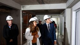 Sadir recorrió la obra de los 5 nuevos quirófanos y refacción en el hospital Pablo Soria