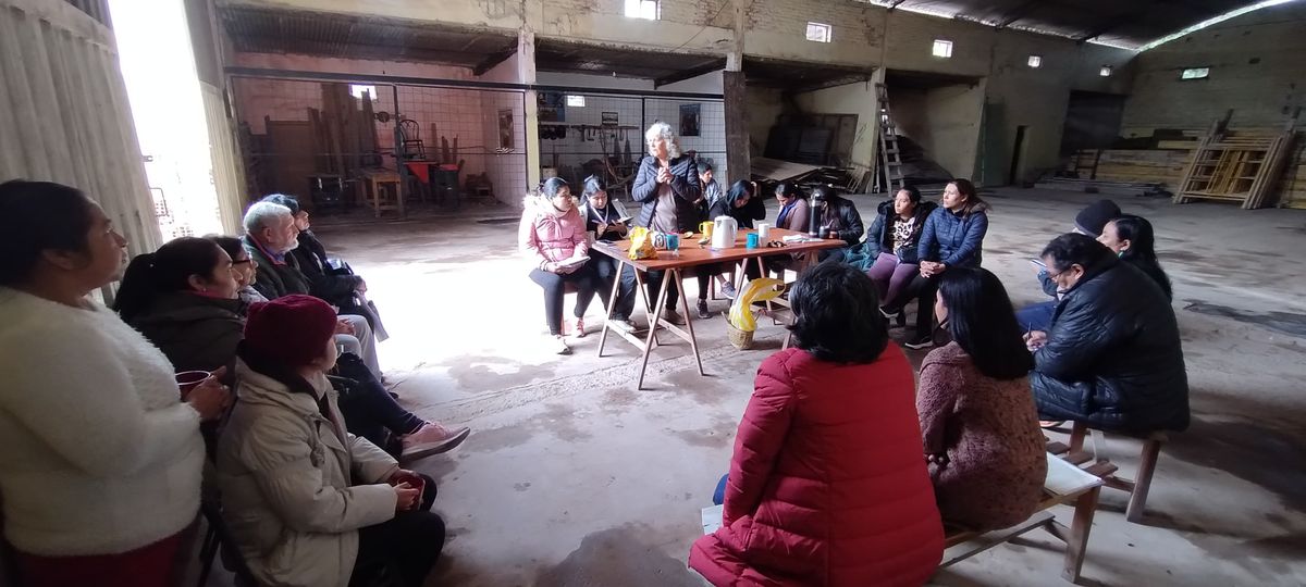 Taller de promoción de derechos y buen trato hacia personas mayores en El Bananal