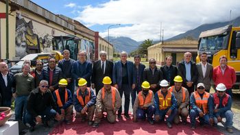Morales puso en marcha obras de recuperación de vías del Tren Turístico
