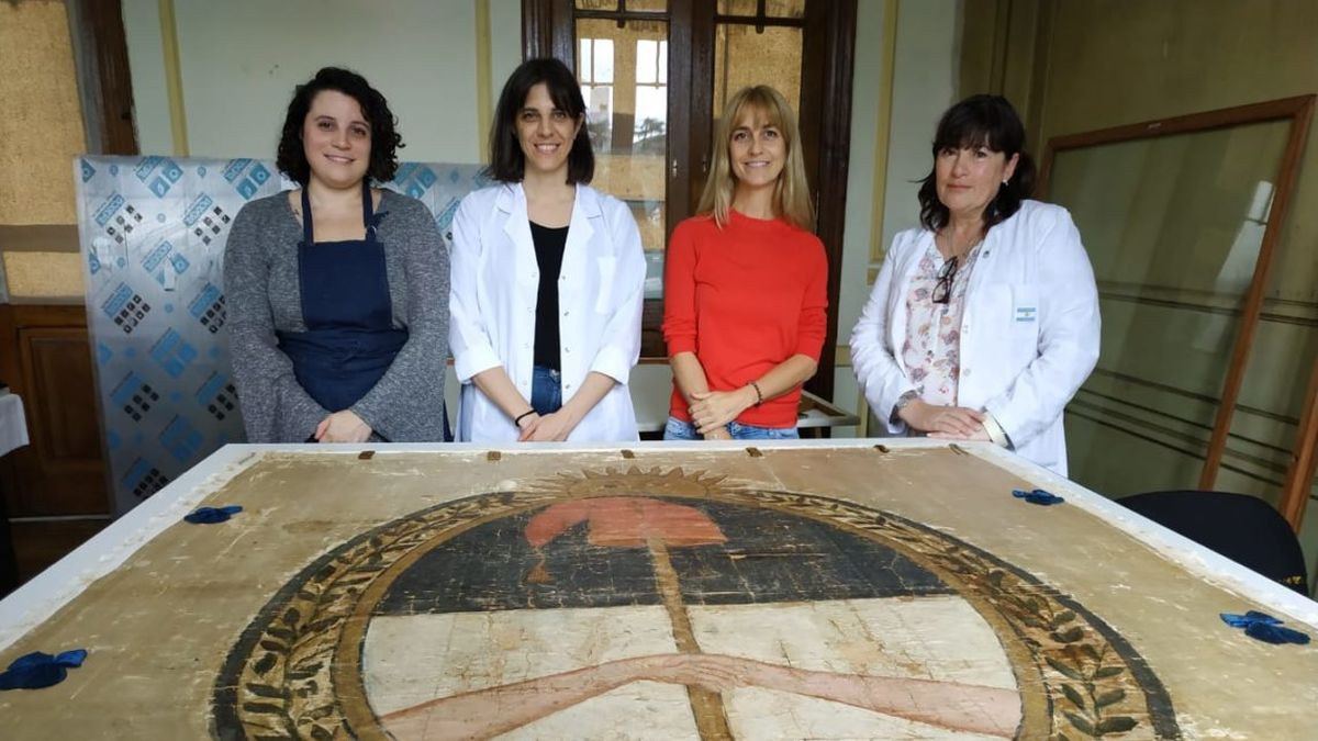 Inicio el proceso de restauración y puesta en Valor de la Bandera Nacional  de la Libertad Civil