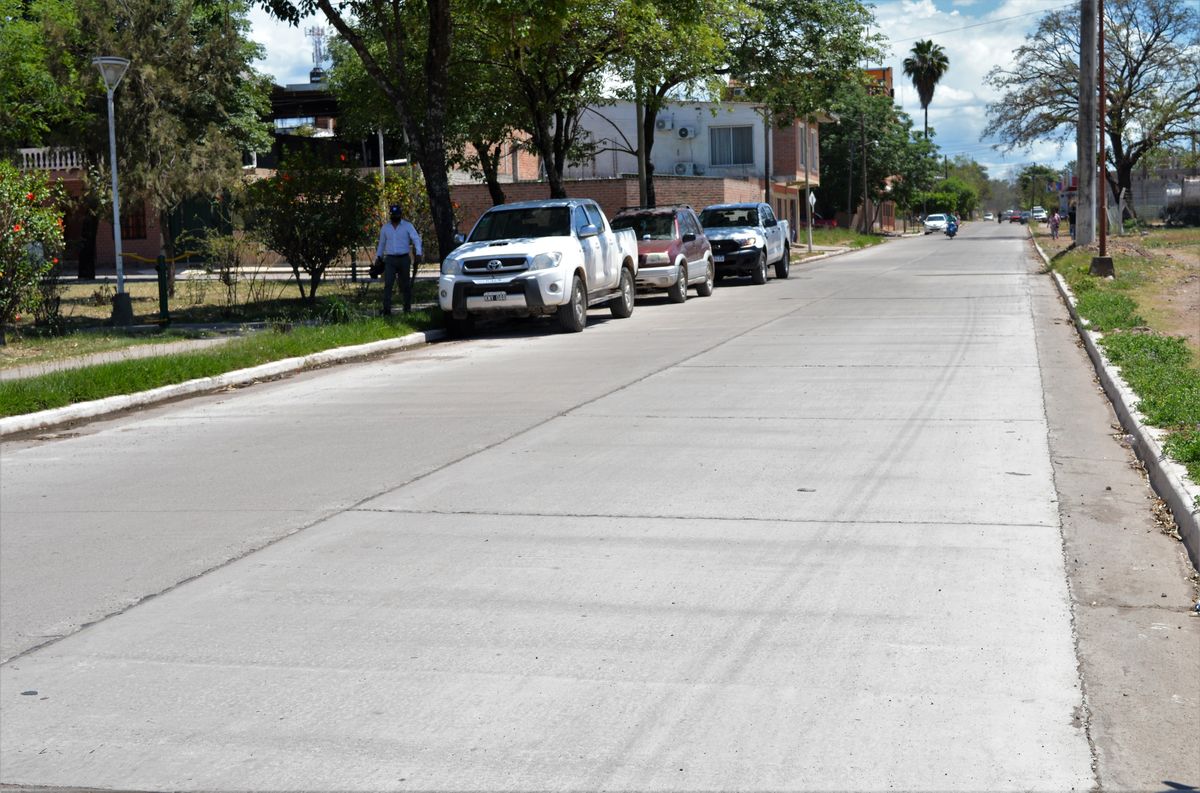 El apoyo financiero de la Provincia a LGSM permitió la concreción de las obras de pavimentos para las avenidas Soberanía Nacional y Jacarandá.