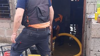 el gobierno desplego un operativo de asistencia por el temporal