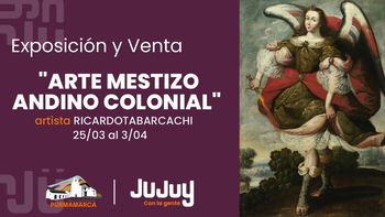 se presento la muestra de arte mestizo andino colonial