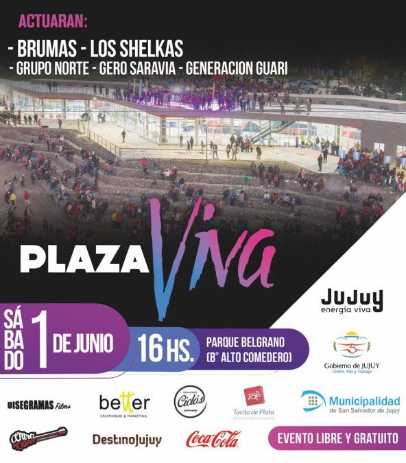 “Plaza Viva” llega al Parque General Belgrano