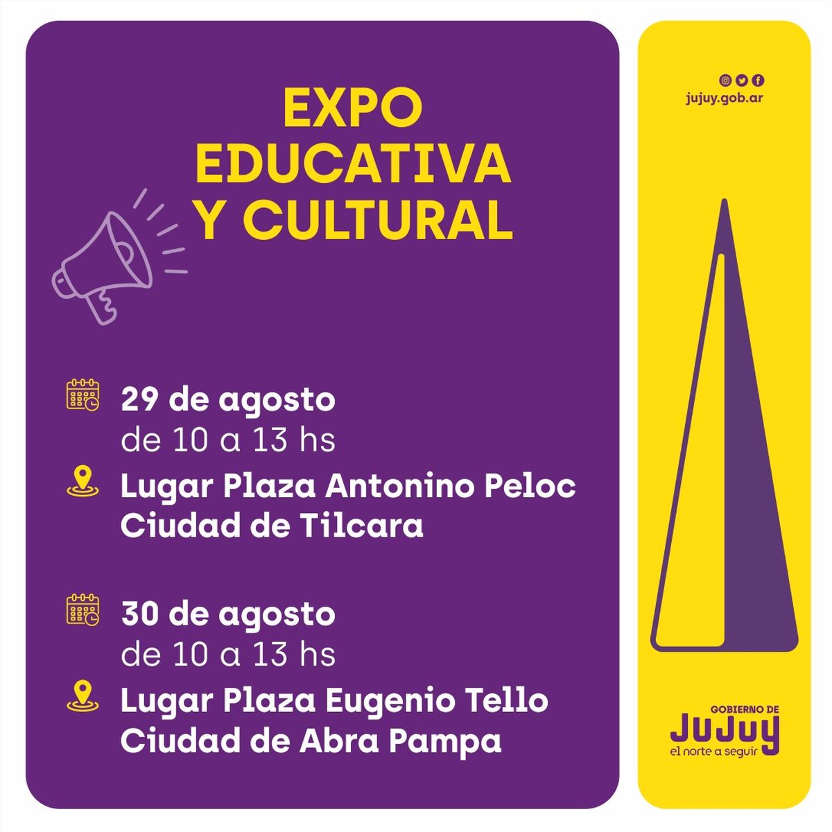 Invitamos A Disfrutar De La Expo Educativa Y Cultura - El Libertario