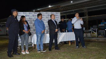 una moto y alarma comunitaria para reforzar la seguridad en rodeito