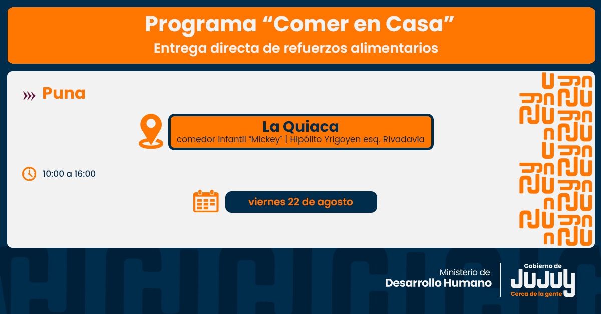Unidades alimentarias se entregarán en la Puna Unidades alimentarias se entregarán en la Puna