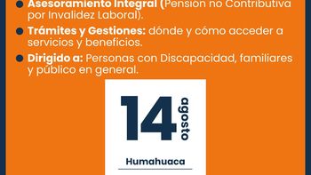 Oficina Móvil de Asesoramiento para personas con discapacidad llega a Humahuaca