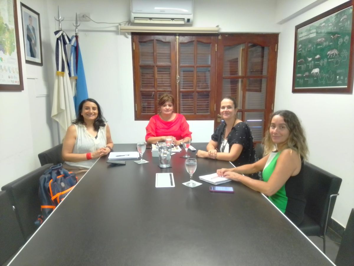 Cambio climático y migraciones: Reunión de María Inés Zigarán y expertas del Proyecto Migraciones Ambientales en el Gran Chaco.