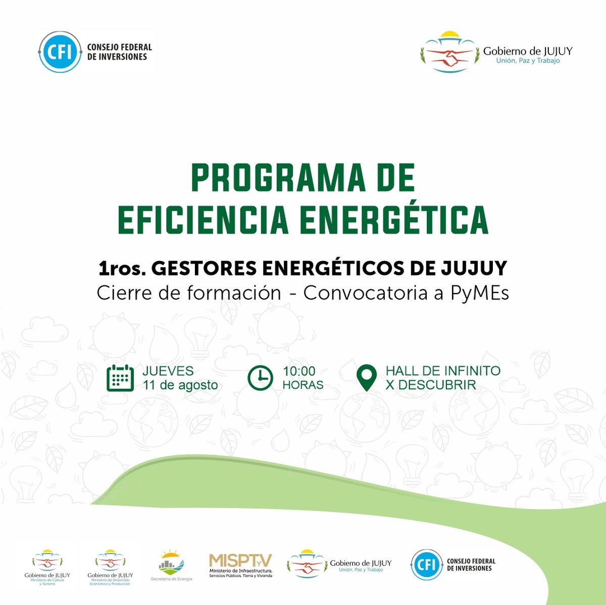 La formación del Programa de Eficiencia Energética estuvo a cargo de docentes de la UNJu. Ahora