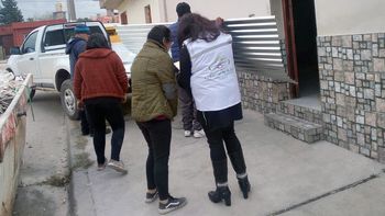 asistencia por incendio a familia de coronel arias