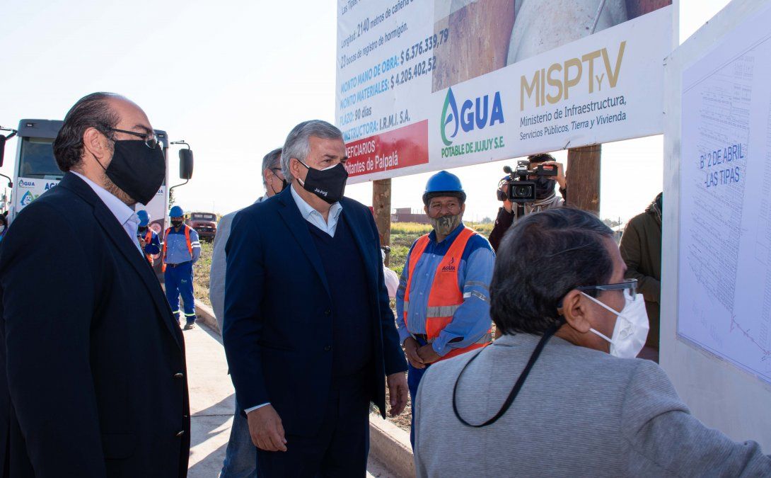 Inauguraron obras de saneamiento para Las Tipas y 2 de Abril en Palpalá