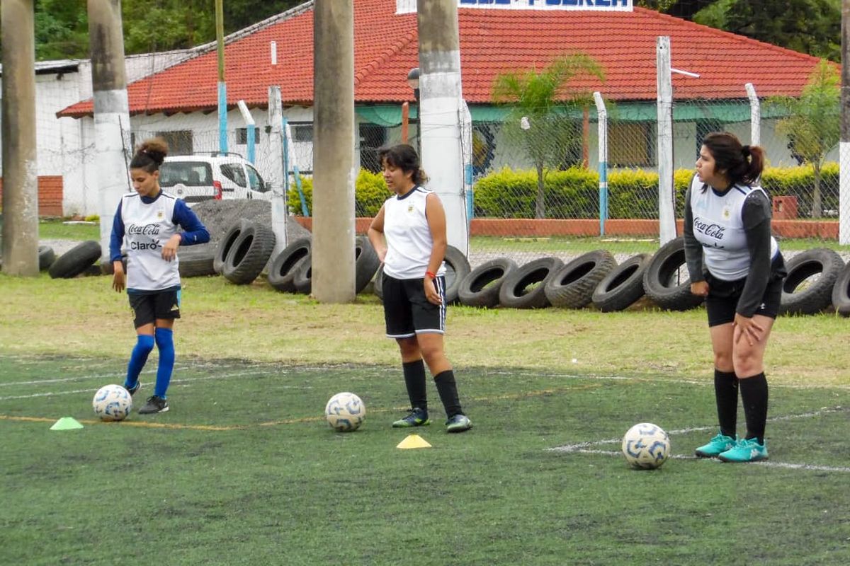 La Seleccin Argentina de Ftbol Femenino PC concentr en Jujuy
