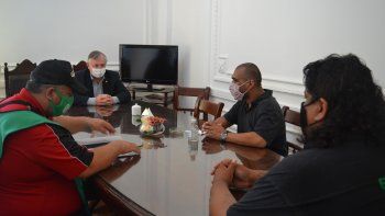 El Ministro Perassi recibió al sindicato ATE