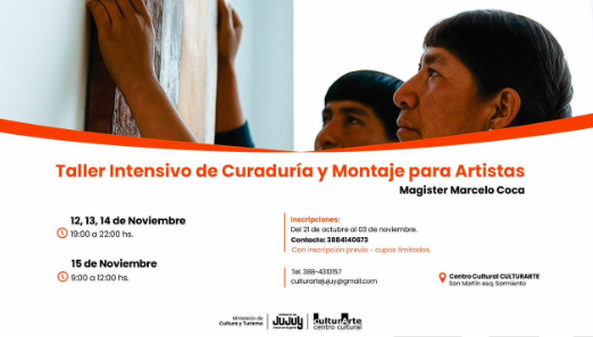 Marcelo Coca dicta un taller intensivo sobre curaduría y montaje para artistas Marcelo Coca dicta un taller intensivo sobre curaduría y montaje para artistas