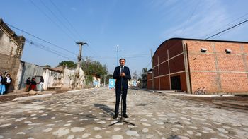 sadir inauguro obras de pavimento en fraile pintado
