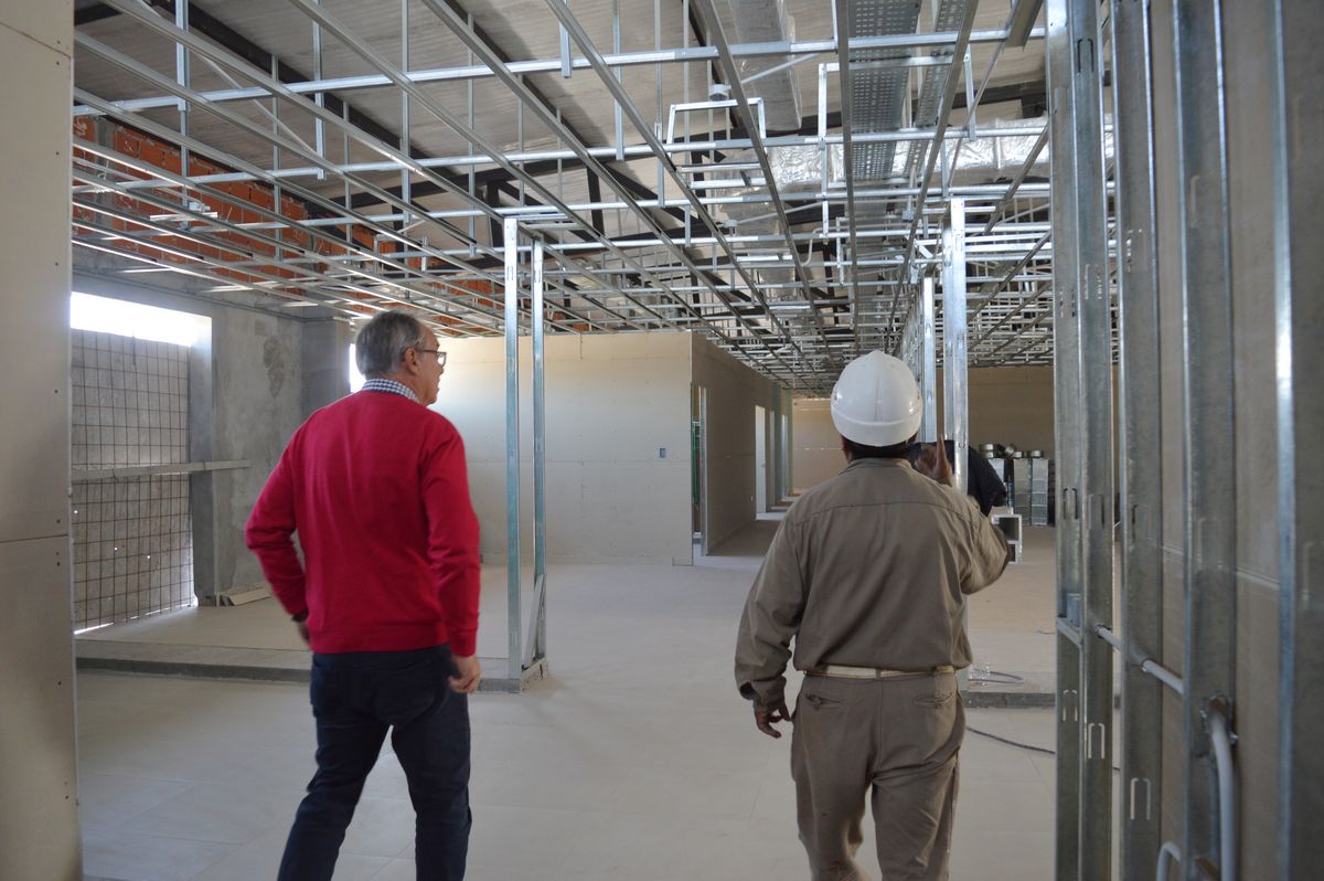Las obras actuales en el Hospital Snopek configuran nuevos y numerosos espacios que harán a una Guardia amplia