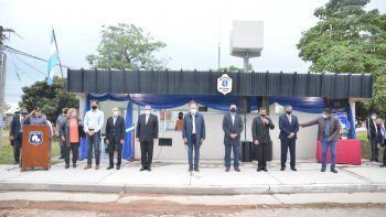 Gerardo Morales encabezó el acto inaugural de la subcomisaría de Río Blanco.