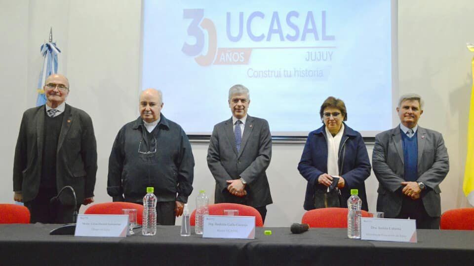 Acto de Asunción de nuevas autoridades de la Universidad Católica de Salta (UCASAL) Filial Jujuy