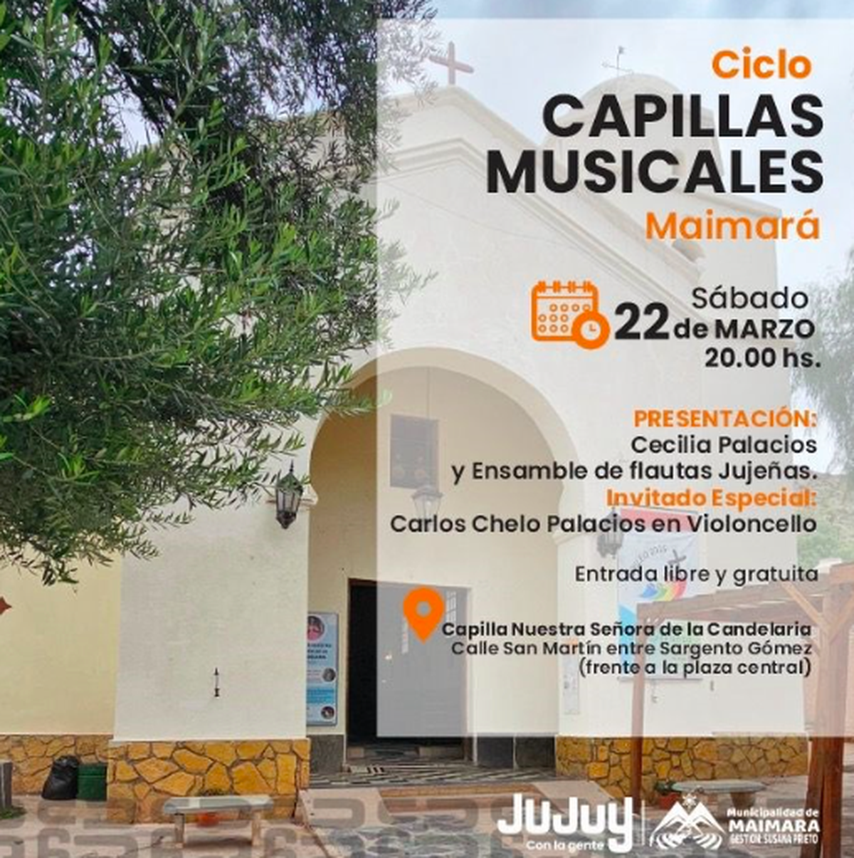 Maimará recibe el ciclo Capillas Musicales