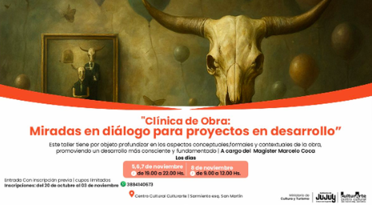 Una clínica de obra propone diálogos sobre proyectos artísticos en desarrollo Una clínica de obra propone diálogos sobre proyectos artísticos en desarrollo