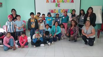 escuela de verano: las infancias de huacalera participaron de los talleres de expresion artistica