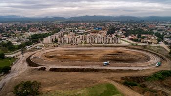 Ciudad Deportiva: obras por la pista de atletismo.