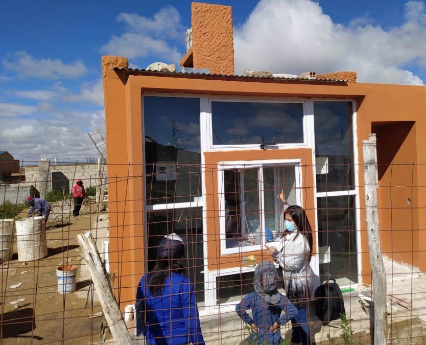 El prototipo de vivienda sustentable en La Quiaca se emplazó en el barrio 34 Hectáreas.