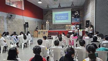 dia mundial del agua: se realizo una importante jornada educativa en la escuela marina vilte