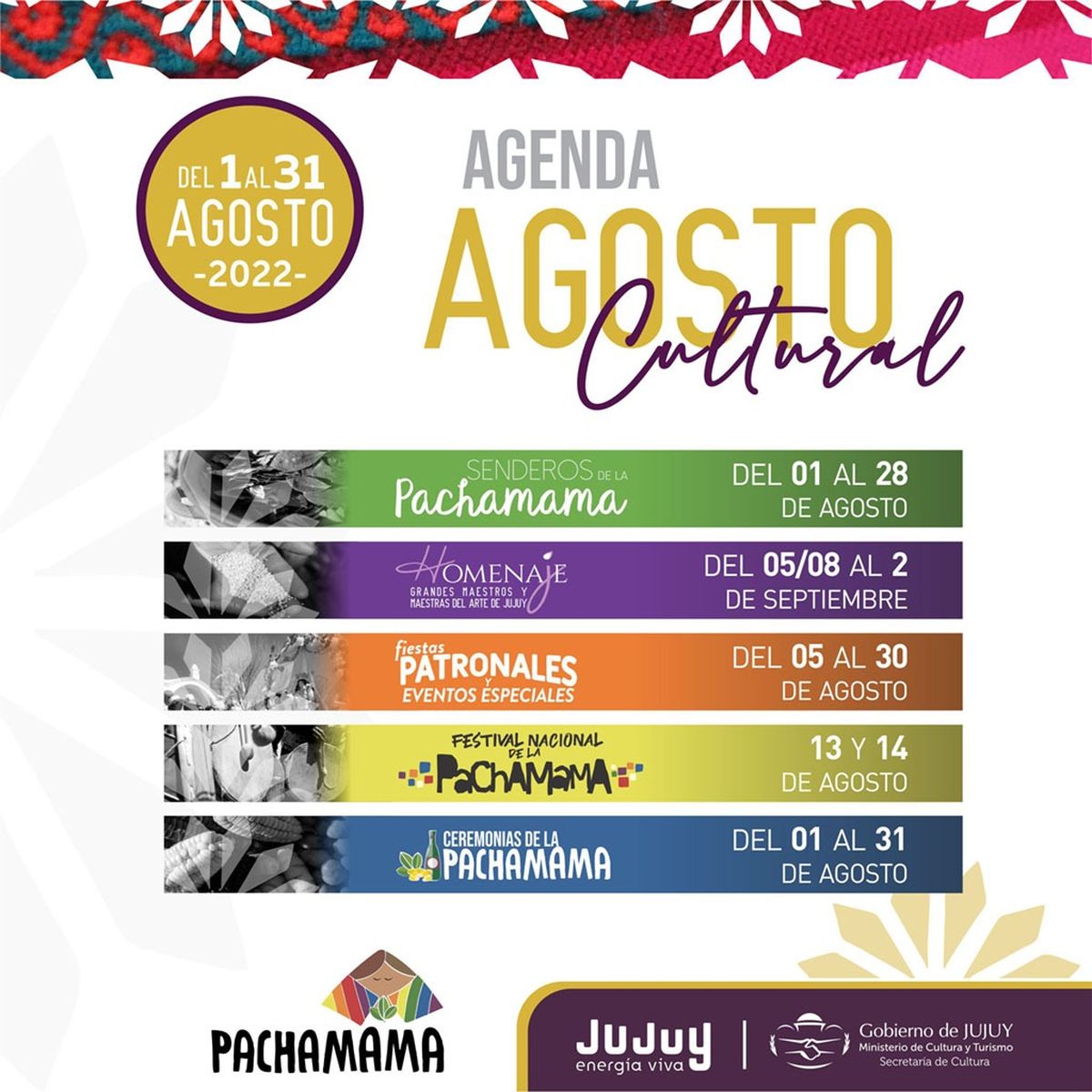 Se presentó el Agosto Cultural de la Pachamama