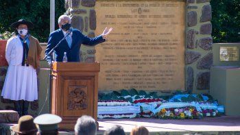 Alocución del mandatario Provincial.