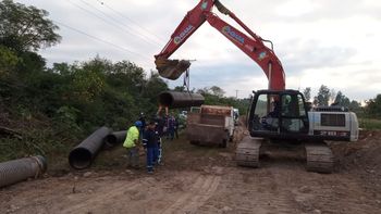 agua potable de jujuy avanza con la importante obra de ampliacion y mejora de laguna de presedimentacion en san pedro