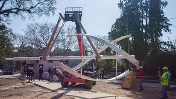 Están en Jujuy las primeras partes de la torre de energía eólica
