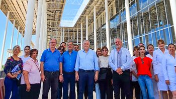 gerardo morales constato el importante avance en la construccion del hospital regional de libertador
