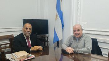 el ministro alvarez garcia recibio al obispo fernandez