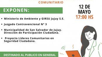 conversatorio virtual de seguridad sobre cuidado ambiental para la prevencion del delito