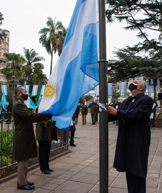 Recordaron la figura del General Manuel Belgrano, creador de la Bandera Nacional